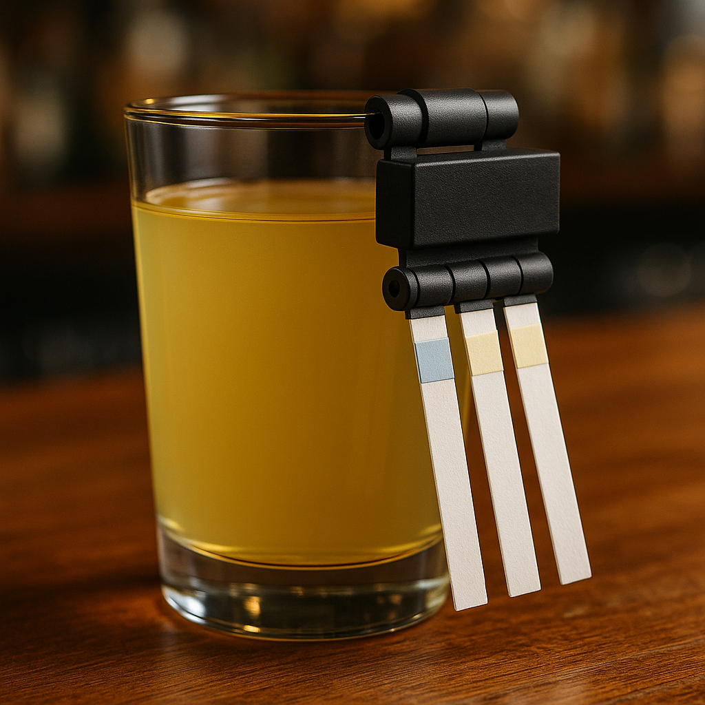 DrinkSafe Clip on bar surface